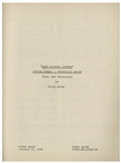 Moe Howard's 23pp. Script Dated January 1950 for The Three Stooges Film ''Baby Sitters Jitters'' -- With Annotation & Underlining in Moe's Hand  -- Very Good Plus Condition